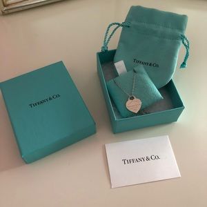 Please Return to Tiffany Heart Tag Pendant